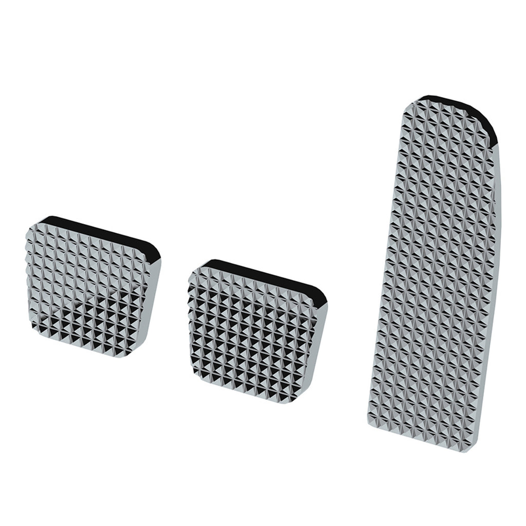 Chrome Billet Aluminum Diamond Pedal Set For 2008-2017 Freightliner Cascadia/Coronado/M3