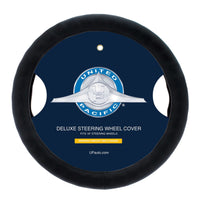 United Pacific - 18" Premium Comfort Grip Steering Wheel Cover - Black or Brown