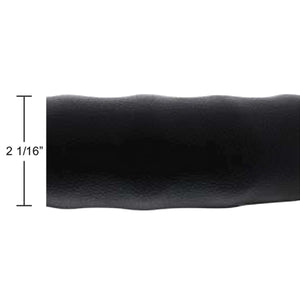 United Pacific - 18" Premium Comfort Grip Steering Wheel Cover - Black or Brown