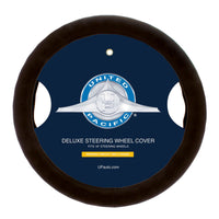 United Pacific - 18" Premium Comfort Grip Steering Wheel Cover - Black or Brown