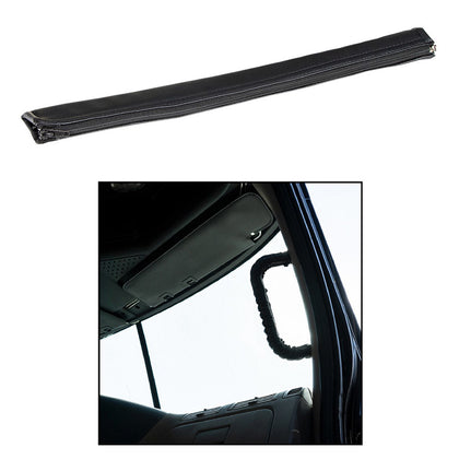United Pacific - 17" Driver Assist Grab Bar Cover - Black or Brown Engineered Leather
