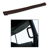 United Pacific - 17" Driver Assist Grab Bar Cover - Black or Brown Engineered Leather