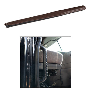 United Pacific - 20.5" Driver Assist Grab Bar Cover - Black or Brown Engineered Leather