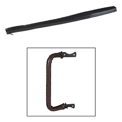 United Pacific - 24" Driver Assist Grab Bar Cover - Black or Brown Engineered Leather