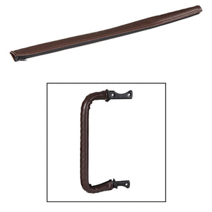 United Pacific - 24" Driver Assist Grab Bar Cover - Black or Brown Engineered Leather