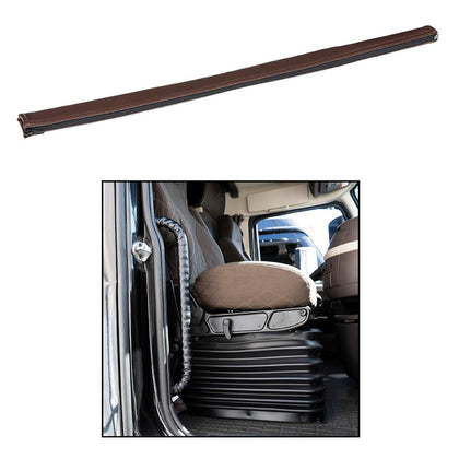 United Pacific - 27.5" Driver Assist Grab Bar Cover - Black or Brown Engineered Leather