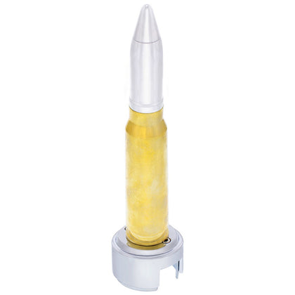 50 Caliber Bullet Style Thread-On Gearshift Knob With 13/15/18 Speed Adapter