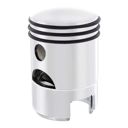 Piston Gearshift Knob With 13/15/18 Speed Adapter - Chrome