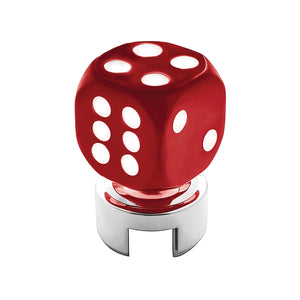 United Pacific - Dice Gearshift Knob With 13/15/18 Speed Adapter (Red, White, Black or Blue)