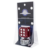 United Pacific - Dice Gearshift Knob With 13/15/18 Speed Adapter (Red, White, Black or Blue)