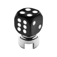 United Pacific - Dice Gearshift Knob With 13/15/18 Speed Adapter (Red, White, Black or Blue)
