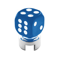 United Pacific - Dice Gearshift Knob With 13/15/18 Speed Adapter (Red, White, Black or Blue)