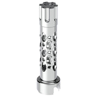 Austin Style Gun Cylinder Chrome Gearshift Knob With 13/15/18 Speed Adapter (Horizontal or Vertical)