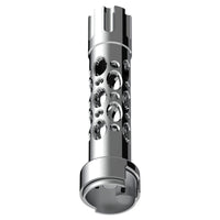 Austin Style Gun Cylinder Chrome Gearshift Knob With 13/15/18 Speed Adapter (Horizontal or Vertical)