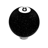 United Pacific - #8 Pool Ball Gearshift Knob - Gloss Black With Glitter