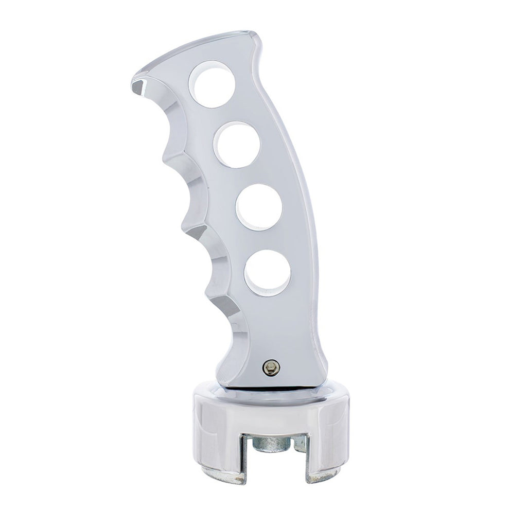 United Pacific - Gatling Style Gearshift Knob With 13/15/18 Speed Adapter (Chrome or Black)