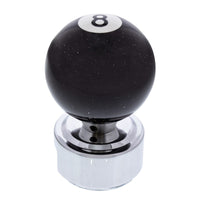 United Pacific - #8 Pool Ball Gearshift Knob With Glitter For 13/15/18 Speed Eaton Style Shifters