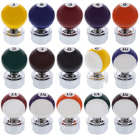 Pool Ball Gearshift Knob For 13/15/18 Speed Eaton Style Shifters (Multiple Colors)