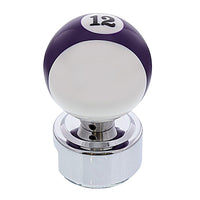 Pool Ball Gearshift Knob For 13/15/18 Speed Eaton Style Shifters (Multiple Colors)