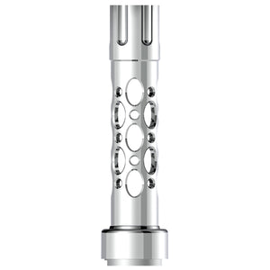 M30X3.5 Thread-On Austin Style Gearshift Knob With 9/10 Speed Adapter (Chrome) - Vertical