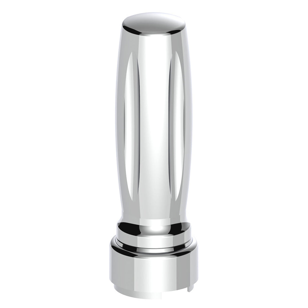 M30X3.5 Thread-On Vegas Style Gearshift Knob With 9/10 Speed Adapter (Chrome) - Vertical