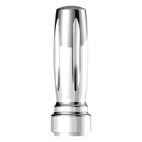 M30X3.5 Thread-On Vegas Style Gearshift Knob With 9/10 Speed Adapter (Chrome) - Vertical