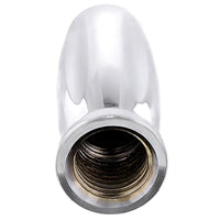 M30X3.5 Thread-On Vegas Style Gearshift Knob With 9/10 Speed Adapter (Chrome) - Vertical