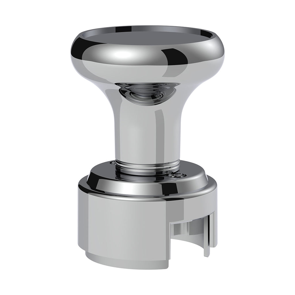 Thread-On Gearshift Knob & Adapter For Eaton Fuller Style 13/15/18 Shifter (Chrome)