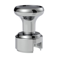 Thread-On Gearshift Knob & Adapter For Eaton Fuller Style 13/15/18 Shifter (Chrome)