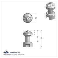 Eagle Thread-On Gearshift Knob With 13/15/18 Speed Adapter (Chrome)
