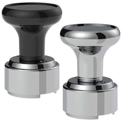 Thread-On Gearshift Knob & Adapter For Eaton Fuller Style 9/10 Shifter - Black or Chrome