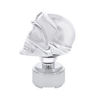 Skull Biker Thread-On Shift Knob & Adapter For Eaton Fuller Style 9/10 Shifter (Chrome)