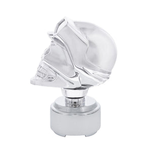 Skull Biker Thread-On Shift Knob & Adapter For Eaton Fuller Style 9/10 Shifter (Chrome)