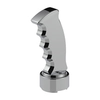 Thread-On Pistol Grip Gearshift Knob With Chrome 9/10 Speed Adapter (Chrome, Indigo Blue or Candy Red)