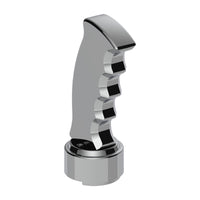 Thread-On Pistol Grip Gearshift Knob With Chrome 9/10 Speed Adapter (Chrome, Indigo Blue or Candy Red)