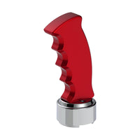 Thread-On Pistol Grip Gearshift Knob With Chrome 9/10 Speed Adapter (Chrome, Indigo Blue or Candy Red)