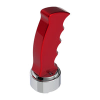 Thread-On Pistol Grip Gearshift Knob With Chrome 9/10 Speed Adapter (Chrome, Indigo Blue or Candy Red)