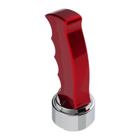 Thread-On Pistol Grip Gearshift Knob With Chrome 9/10 Speed Adapter (Chrome, Indigo Blue or Candy Red)