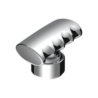 Thread-On T-Shape Gearshift Knob With Chrome 13/15/18 Speed Adapter (Chrome, Indigo Blue or Candy Red)