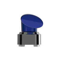 Thread-On T-Shape Gearshift Knob With Chrome 13/15/18 Speed Adapter (Chrome, Indigo Blue or Candy Red)