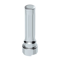 Thread-On Dallas Style Gearshift Knob With 9/10 Speed Adapter (Chrome/Vertical)