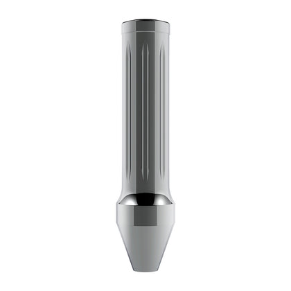 United Pacific - Dallas Style Grooved Grip Handle With Beer Tap Adapter (Chrome)
