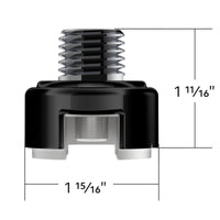 M30X3.5 Thread-On Shift Knob Mounting Adapter For Eaton Fuller Style 9/10 or 13/15/18 Shifter (Candy Black)