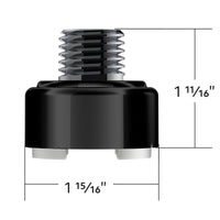 M30X3.5 Thread-On Shift Knob Mounting Adapter For Eaton Fuller Style 9/10 or 13/15/18 Shifter (Candy Black)