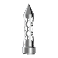 Thread-On Daytona Style Spike Gearshift Knob With LED 9/10 Speed Adapter - Amber, Red, Blue or White LEDs (Chrome)