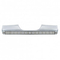 Motorcycle Rear Signal Light Bar With 14 LED 12" Light Bar - Red LEDs (Red, Clear or Chrome Lens)