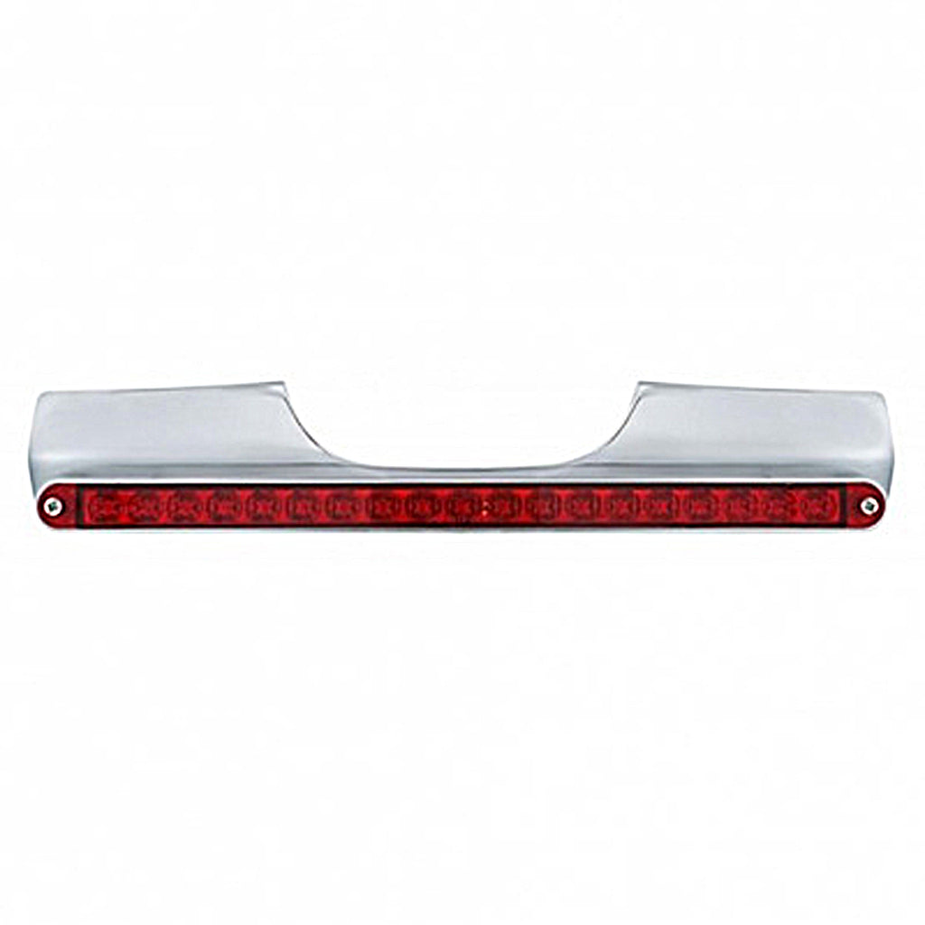 Motorcycle Rear Signal Light Bar With 19 LED 12" Light Bar - Red LEDs (Red or Clear Lens)
