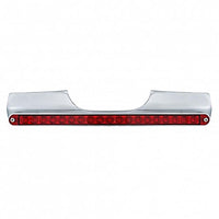 Motorcycle Rear Signal Light Bar With 19 LED 12" Light Bar - Red LEDs (Red or Clear Lens)