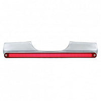 Motorcycle Rear Signal Light Bar With 24 LED 12" GloLight Bar - Red LEDs (Red or Clear Lens)