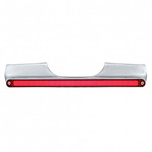 Motorcycle Rear Signal Light Bar With 24 LED 12" GloLight Bar - Red LEDs (Red or Clear Lens)